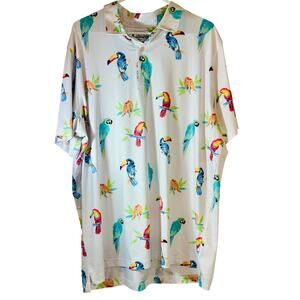 Chubbies Men’s XXL Parrot Polo Shirt